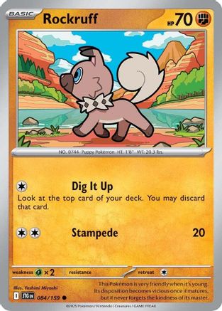 Rockruff 84 - [SV09 Journey Together]