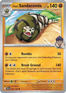 Hop's Sandaconda 87 - [SV09 Journey Together] Reverse Holofoil