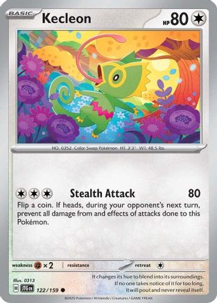 Kecleon 122 - [SV09 Journey Together] Reverse Holofoil