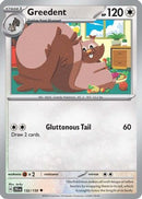 Greedent 132 - [SV09 Journey Together] Reverse Holofoil