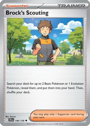 Brock's Scouting - 146/159 146 - [SV09 Journey Together] Reverse Holofoil