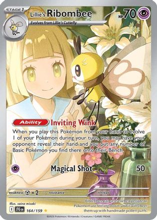 Lillie's Ribombee - 164/159 164 - [SV09 Journey Together] Holofoil