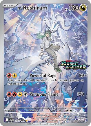 N's Reshiram - 167/159 (Journey Together Stamped) 167 - [Miscellaneous Cards & Products] Holofoil
