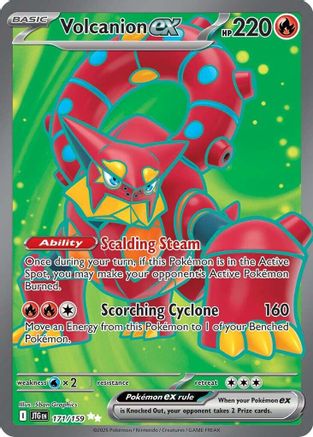Volcanion ex - 171/159 171 - [SV09 Journey Together] Holofoil