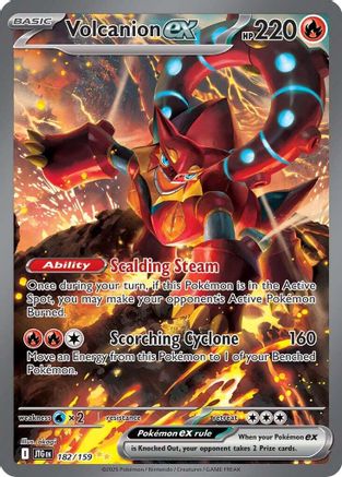 Volcanion ex - 182/159 182 - [SV09 Journey Together] Holofoil