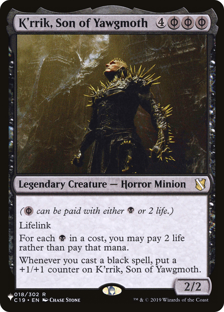 K'rrik, Son of Yawgmoth (LIST-C19-18) [The List]