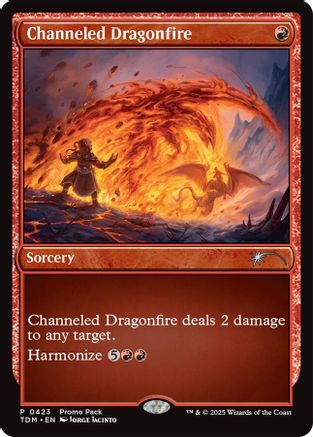 Channeled Dragonfire (PPTDM-423) [Promo Pack: Tarkir: Dragonstorm]