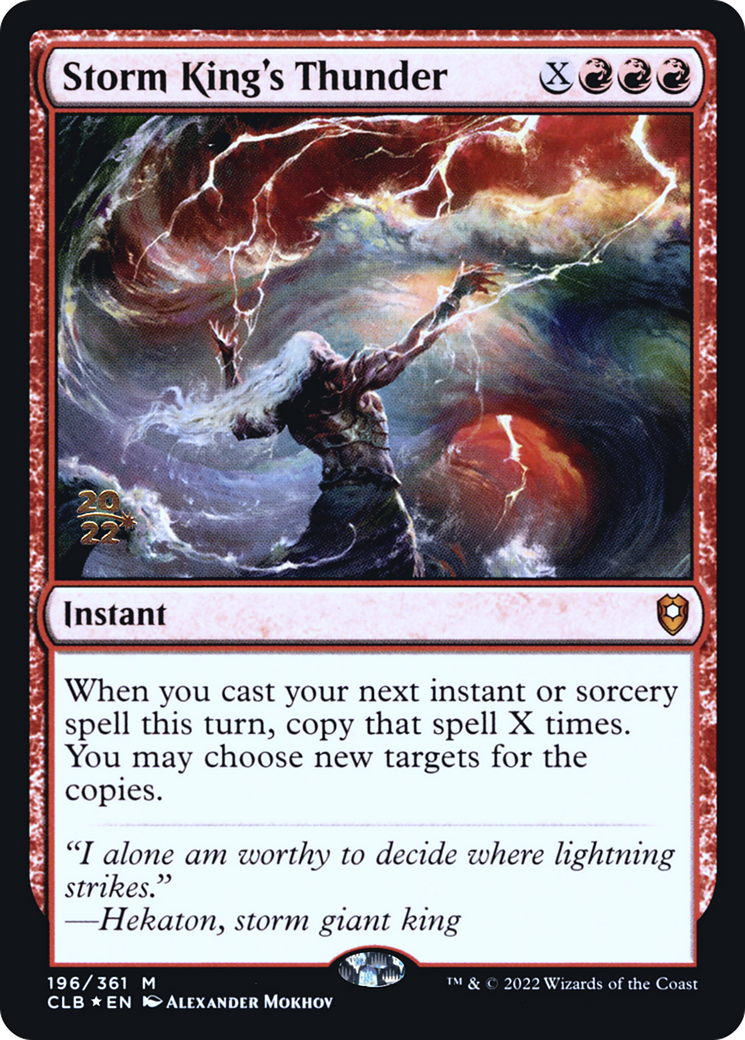 Storm King's Thunder (PRE-196) [Battle for Baldur's Gate Promos] Foil