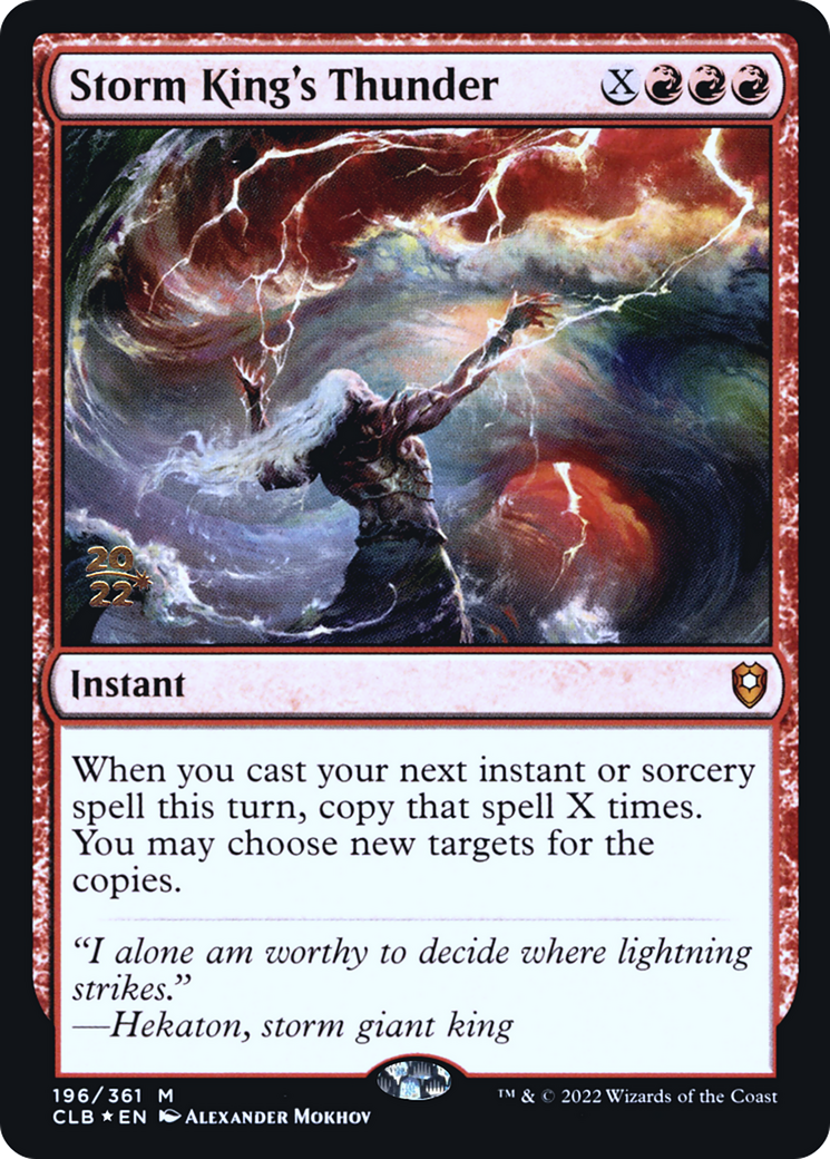Storm King's Thunder (PRE-196S) [Battle for Baldur's Gate Promos] Foil