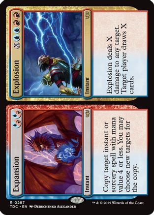 Expansion // Explosion (TDC-287) [Commander: Tarkir: Dragonstorm]