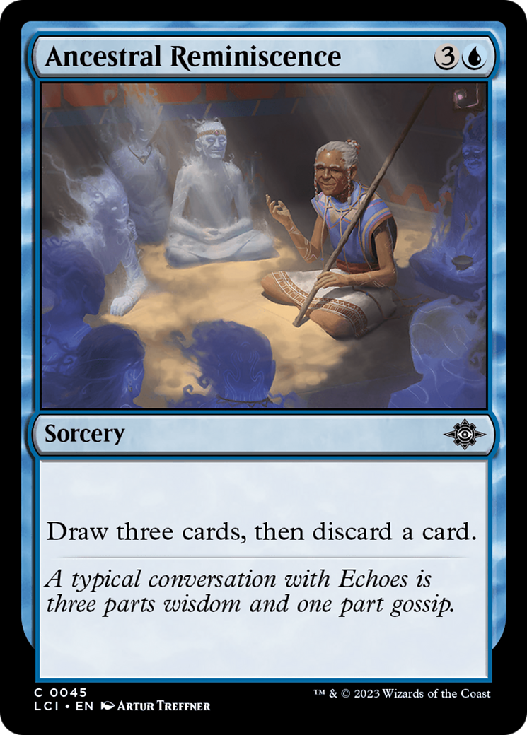 Ancestral Reminiscence (LCI-045) [The Lost Caverns of Ixalan] Foil