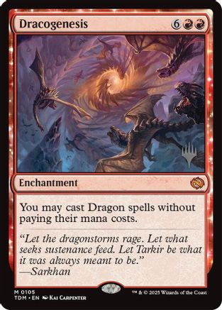 Dracogenesis (PPTDM-105) [Promo Pack: Tarkir: Dragonstorm] Foil