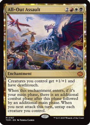 All-Out Assault (PPTDM-167) [Promo Pack: Tarkir: Dragonstorm]