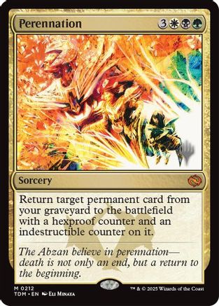 Perennation (PPTDM-212) [Promo Pack: Tarkir: Dragonstorm]