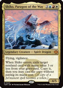 Shiko, Paragon of the Way (PPTDM-223) [Promo Pack: Tarkir: Dragonstorm] Foil