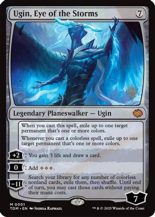 Ugin, Eye of the Storms (PPTDM-001) [Promo Pack: Tarkir: Dragonstorm]
