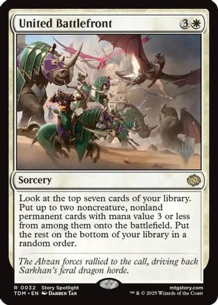 United Battlefront (PPTDM-032) [Promo Pack: Tarkir: Dragonstorm] Foil