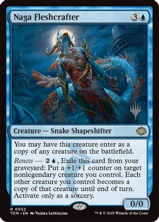 Naga Fleshcrafter (PPTDM-052) [Promo Pack: Tarkir: Dragonstorm]