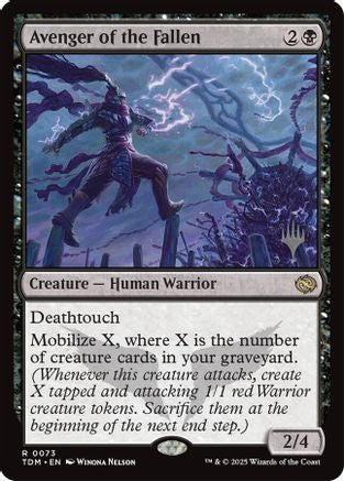 Avenger of the Fallen (PPTDM-073) [Promo Pack: Tarkir: Dragonstorm]