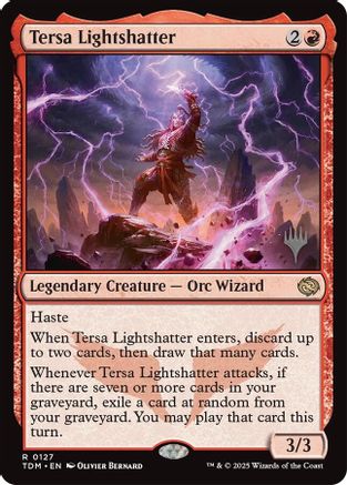 Tersa Lightshatter (PPTDM-127) [Promo Pack: Tarkir: Dragonstorm] Foil