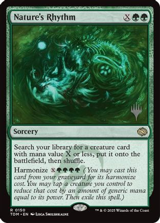 Nature's Rhythm (PPTDM-150) [Promo Pack: Tarkir: Dragonstorm]