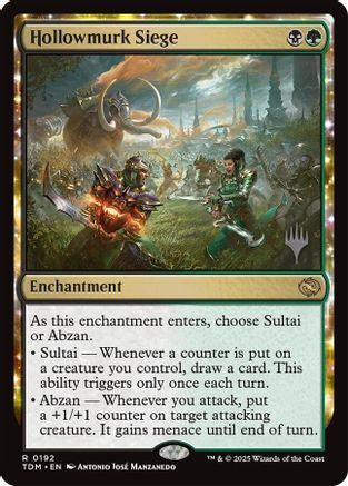 Hollowmurk Siege (PPTDM-192) [Promo Pack: Tarkir: Dragonstorm]