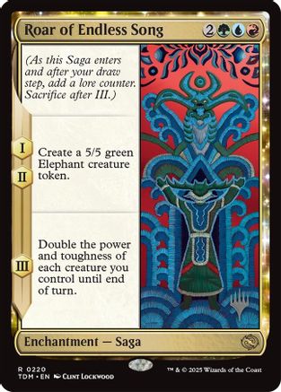 Roar of Endless Song (PPTDM-220) [Promo Pack: Tarkir: Dragonstorm]