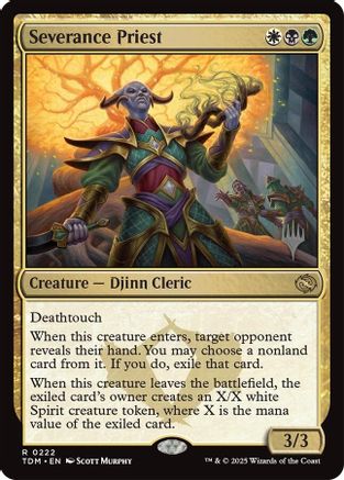 Severance Priest (PPTDM-222) [Promo Pack: Tarkir: Dragonstorm]