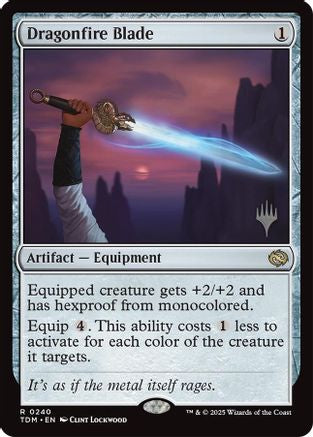 Dragonfire Blade (PPTDM-240) [Promo Pack: Tarkir: Dragonstorm]