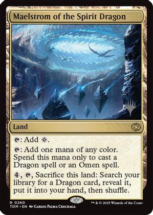 Maelstrom of the Spirit Dragon (PPTDM-260) [Promo Pack: Tarkir: Dragonstorm] Foil