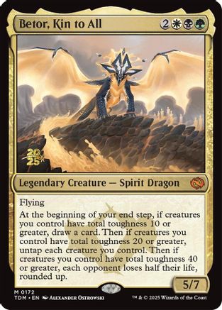 Betor, Kin to All (PRE-172) [Prerelease Cards] Foil