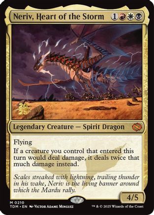 Neriv, Heart of the Storm (PRE-210) [Prerelease Cards] Foil