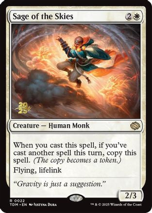 Sage of the Skies (PRE-022) [Prerelease Cards] Foil
