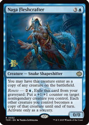 Naga Fleshcrafter (PRE-052) [Prerelease Cards] Foil