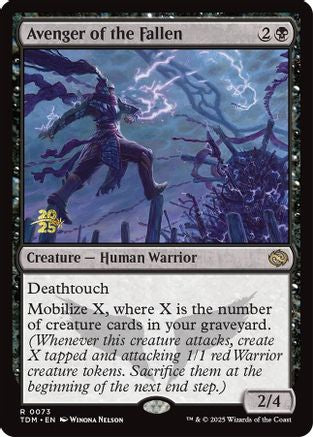 Avenger of the Fallen (PRE-073) [Prerelease Cards] Foil