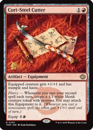 Cori-Steel Cutter (PRE-103) [Prerelease Cards] Foil