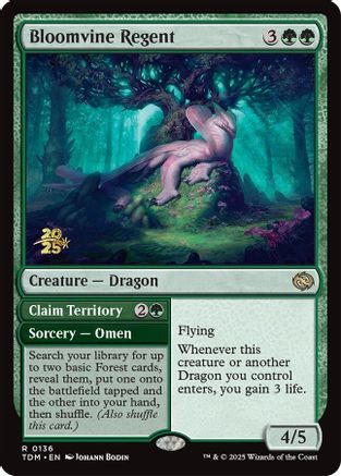 Bloomvine Regent (PRE-136) [Prerelease Cards]