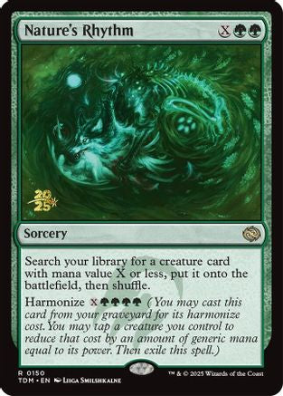 Nature's Rhythm (PRE-150) [Prerelease Cards] Foil