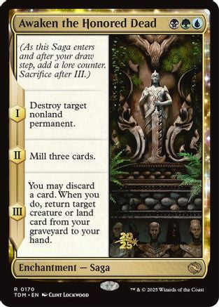 Awaken the Honored Dead (PRE-170) [Prerelease Cards] Foil