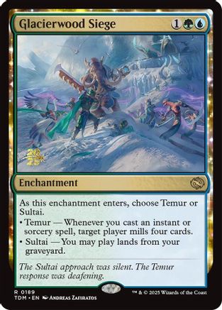 Glacierwood Siege (PRE-189) [Prerelease Cards] Foil