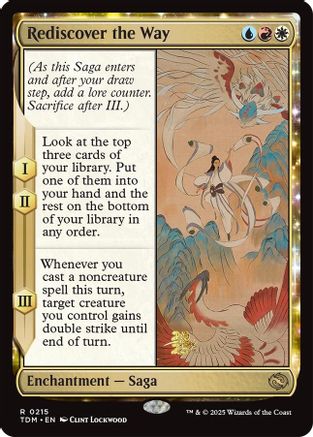 Rediscover the Way (PRE-215) [Prerelease Cards] Foil