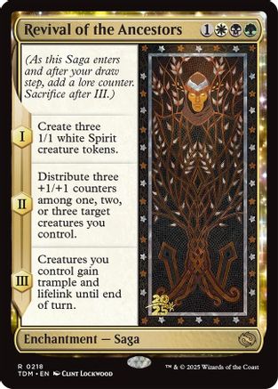 Revival of the Ancestors (PRE-218) [Prerelease Cards] Foil