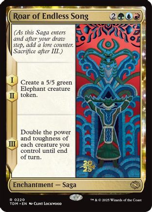 Roar of Endless Song (PRE-220) [Prerelease Cards] Foil