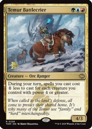 Temur Battlecrier (PRE-228) [Prerelease Cards]