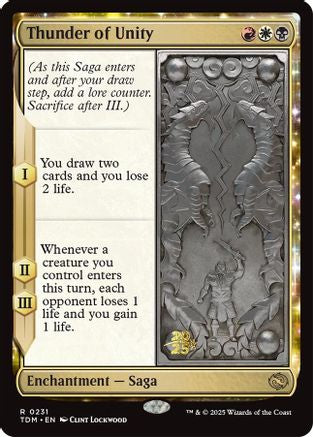 Thunder of Unity (PRE-231) [Prerelease Cards] Foil