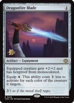Dragonfire Blade (PRE-240) [Prerelease Cards] Foil