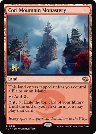 Cori Mountain Monastery (PRE-252) [Prerelease Cards] Foil