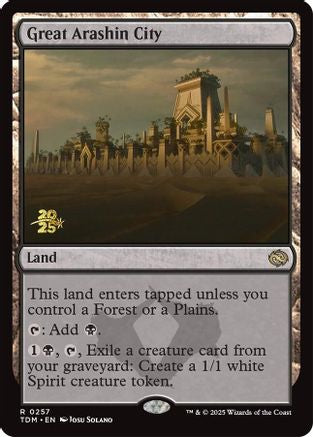 Great Arashin City (PRE-257) [Prerelease Cards] Foil