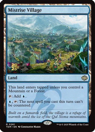 Mistrise Village (PRE-261) [Prerelease Cards] Foil