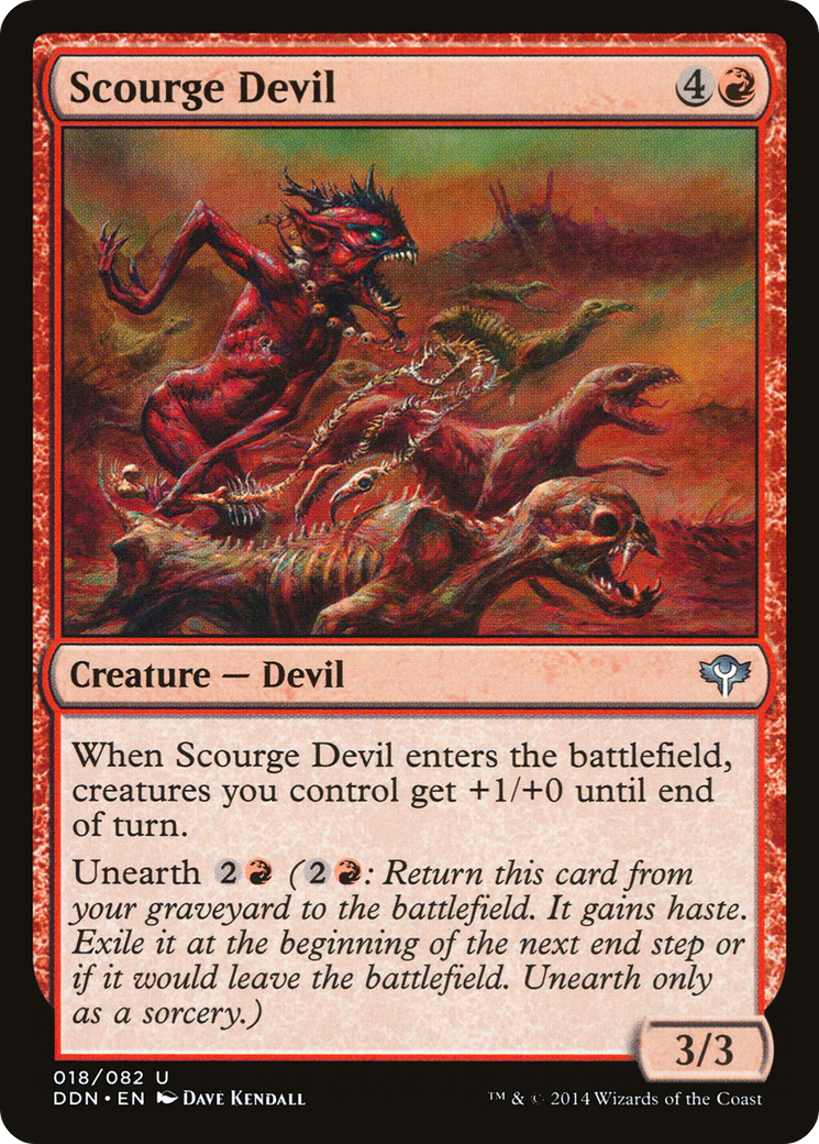 Scourge Devil (DDN-018) [Duel Decks: Speed vs. Cunning]